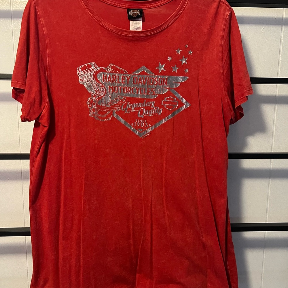 Women's Harley Davison T shirt, Size XL, Pinehurst NC, D8